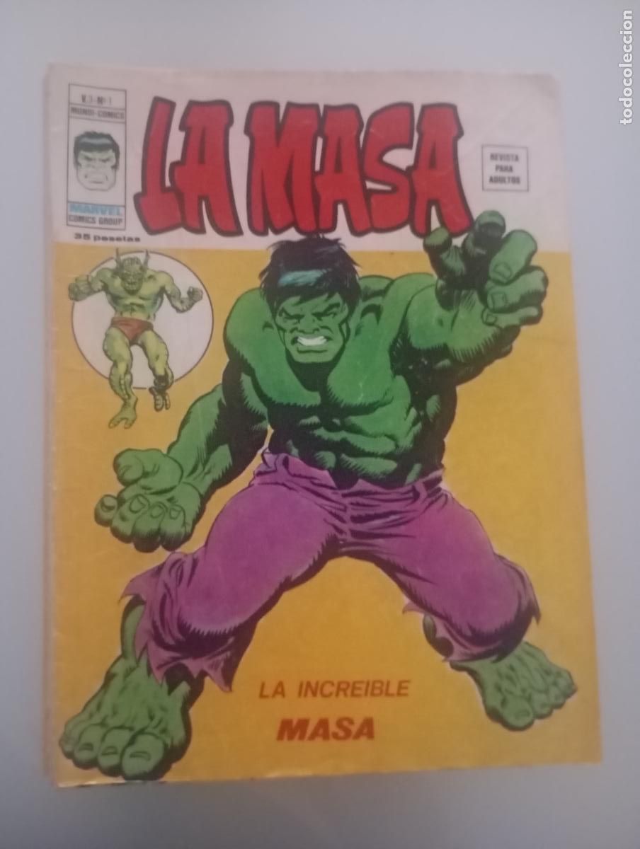 Comics: La Masa vol 3 n&ordm; 1 V&Eacute;RTICE