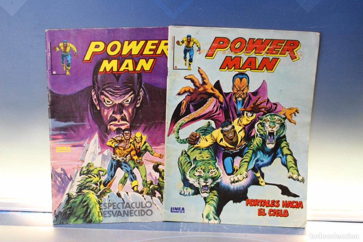 C&oacute;mics: Power Man 4 y 5. Mundi Comics. Surco, 1981. Linea 83.