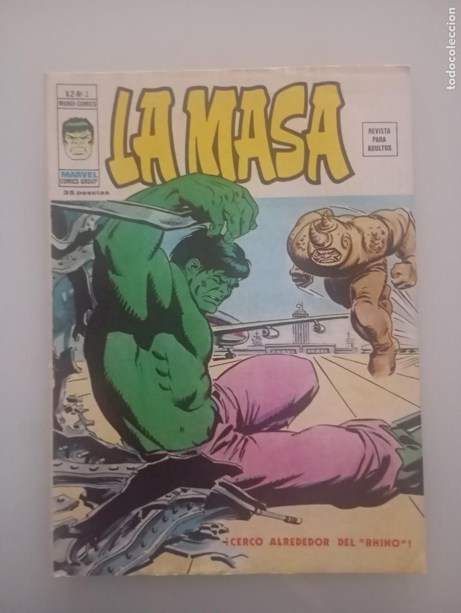 Comics: La Masa vol 3 n&ordm; 2 V&Eacute;RTICE