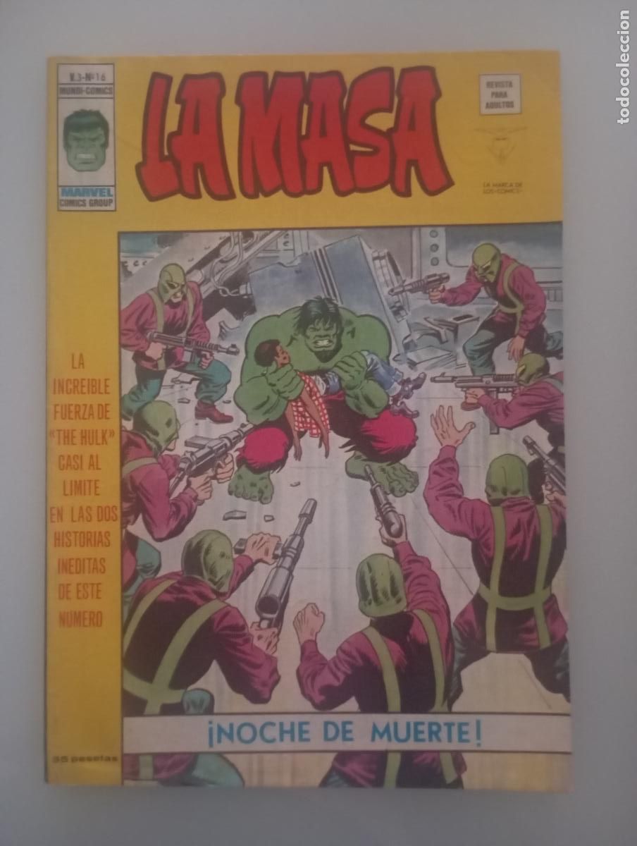 C&oacute;mics: La Masa vol 3 n&ordm; 16 V&Eacute;RTICE