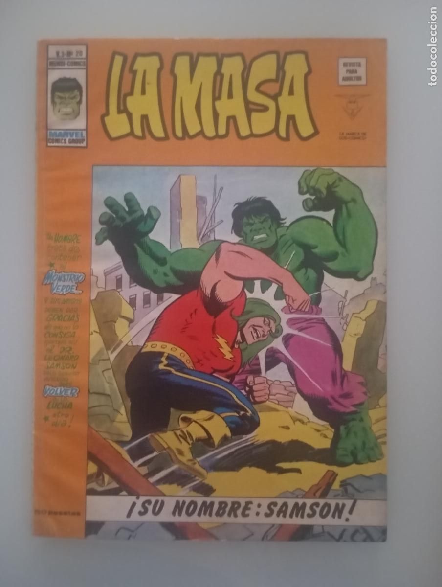 C&oacute;mics: La Masa vol 3 n&ordm; 20 V&Eacute;RTICE