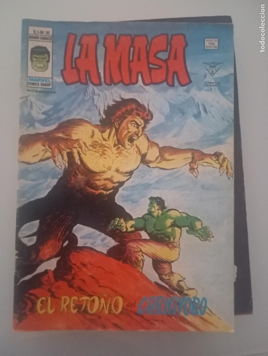 C&oacute;mics: La Masa vol 3 n&ordm; 30 V&Eacute;RTICE