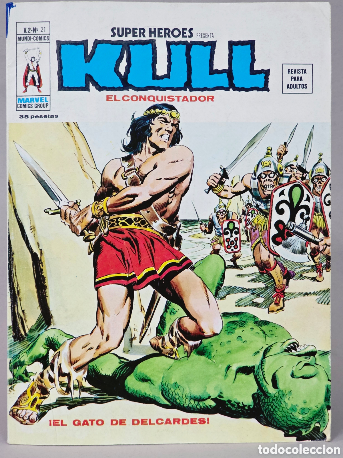 C&oacute;mics: C&Oacute;MIC SUPER H&Eacute;ROES 21 KULL VOL.2 VERTICE MARVEL VOLUMEN EXCELENTE ESTADO