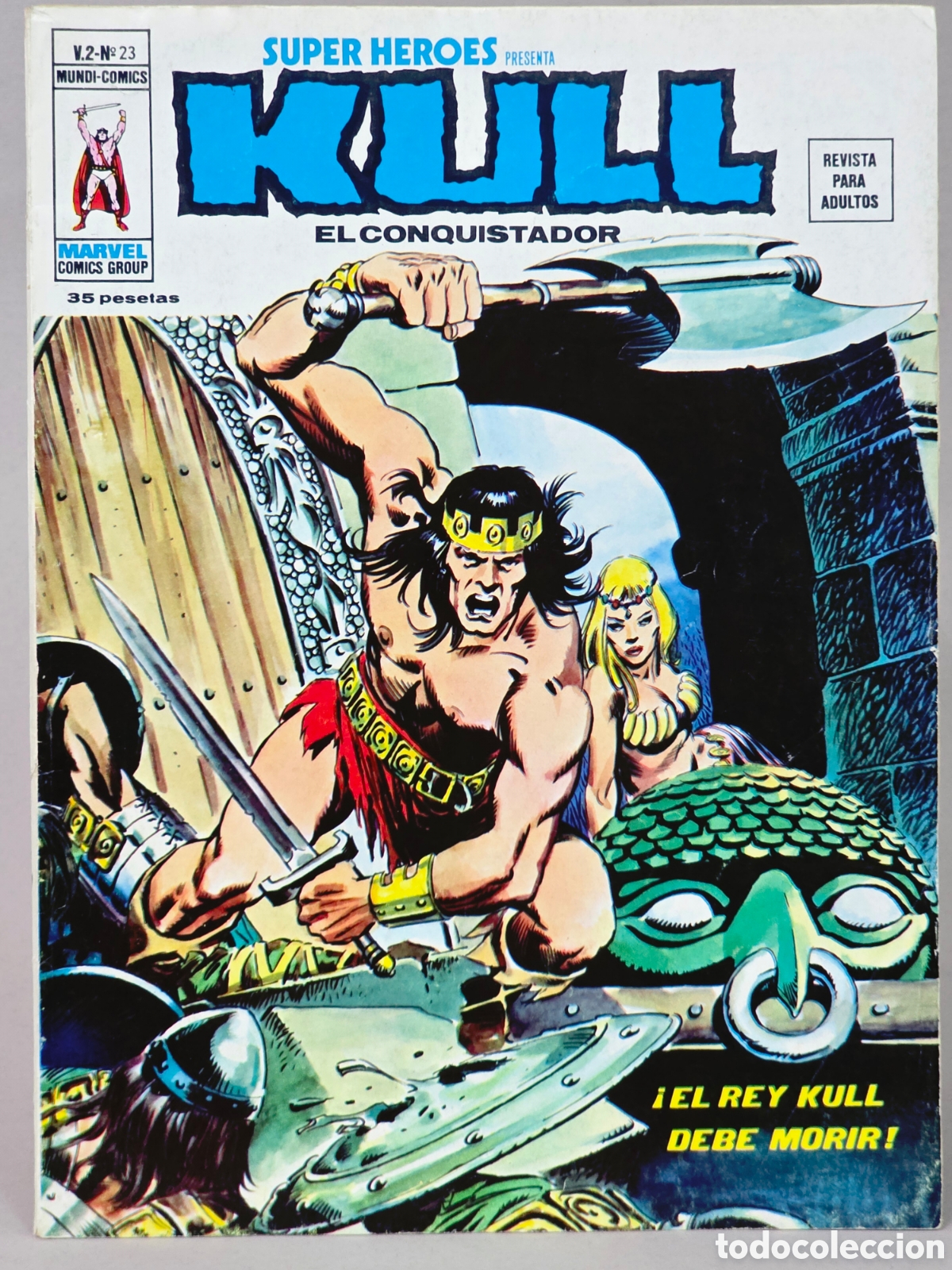 C&oacute;mics: C&Oacute;MIC SUPER H&Eacute;ROES 23 KULL VOL.2 VERTICE MARVEL VOLUMEN CASI EXCELENTE ESTADO