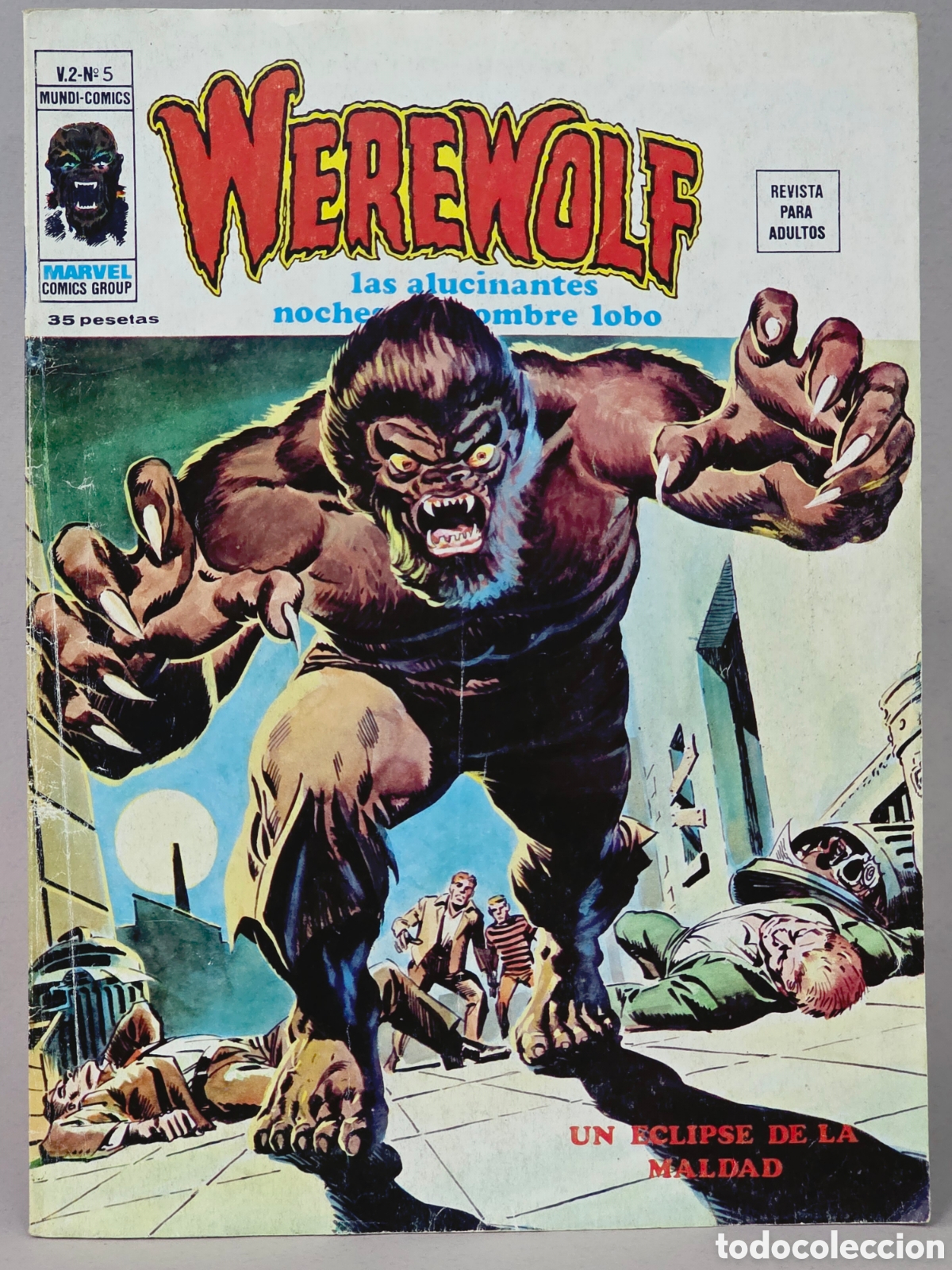 C&oacute;mics: C&Oacute;MIC WEREWOLF 5 UN ECLIPSE VOL.2 VERTICE MARVEL HOMBRE LOBO VOLUMEN MUY BUEN ESTADO