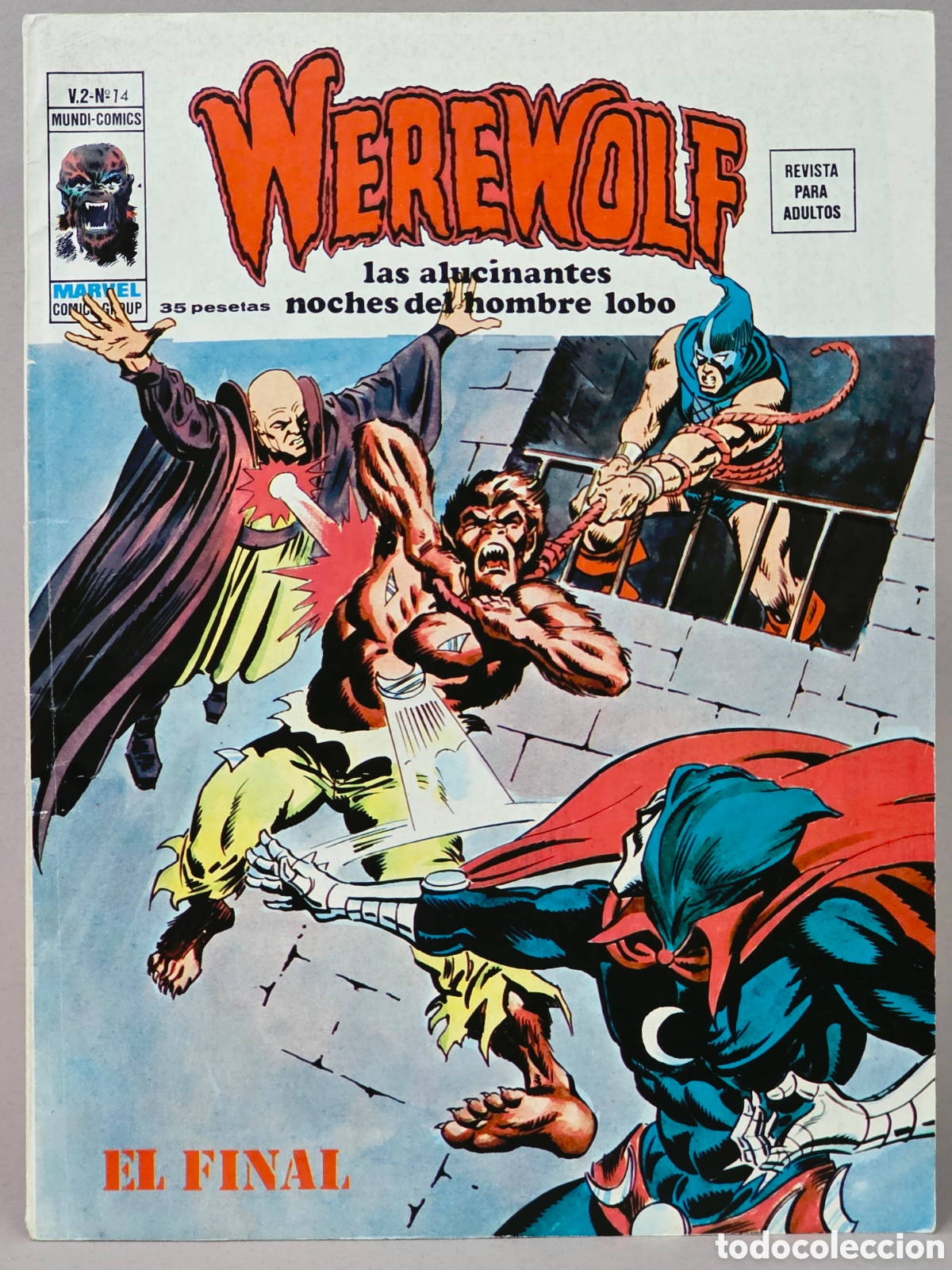C&oacute;mics: C&Oacute;MIC WEREWOLF 14 EL FINAL VOL.2 VERTICE MARVEL HOMBRE LOBO VOLUMEN CASI EXCELENTE ESTADO