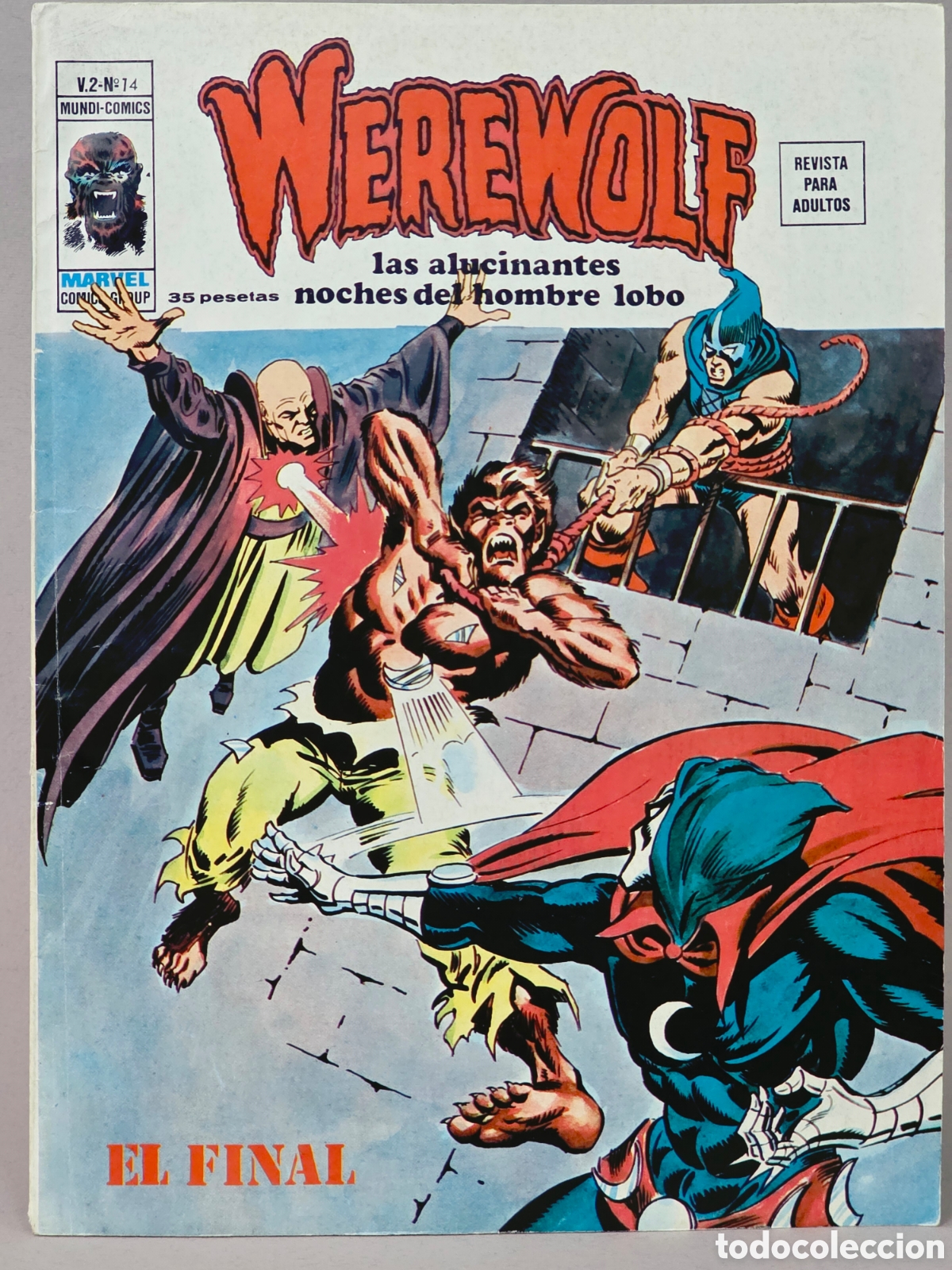 C&oacute;mics: C&Oacute;MIC WEREWOLF 14 EL FINAL VOL.2 VERTICE MARVEL HOMBRE LOBO VOLUMEN CASI EXCELENTE ESTADO
