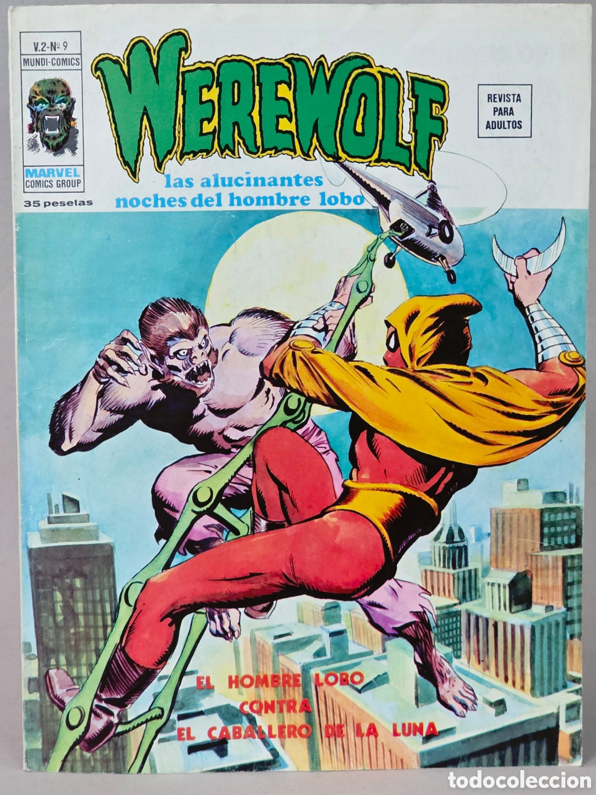 C&oacute;mics: C&Oacute;MIC WEREWOLF 9 CABALLERO LUNA VOL.2 VERTICE MARVEL HOMBRE LOBO VOLUMEN CASI EXCELENTE ESTADO