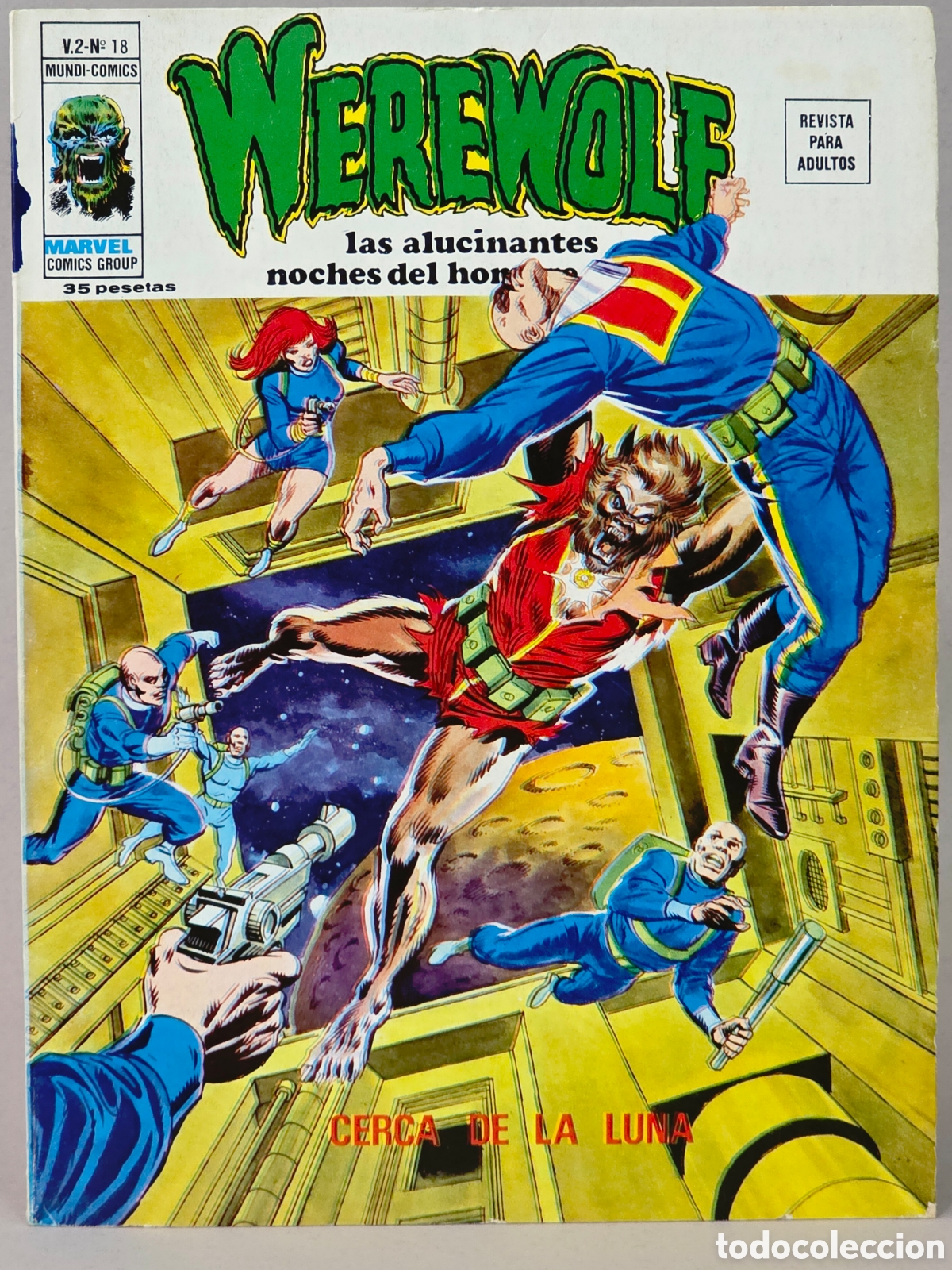 C&oacute;mics: C&Oacute;MIC WEREWOLF 18 CERCA DE LA LUNA VOL.2 VERTICE MARVEL HOMBRE LOBO VOLUMEN CASI EXCELENTE ESTADO