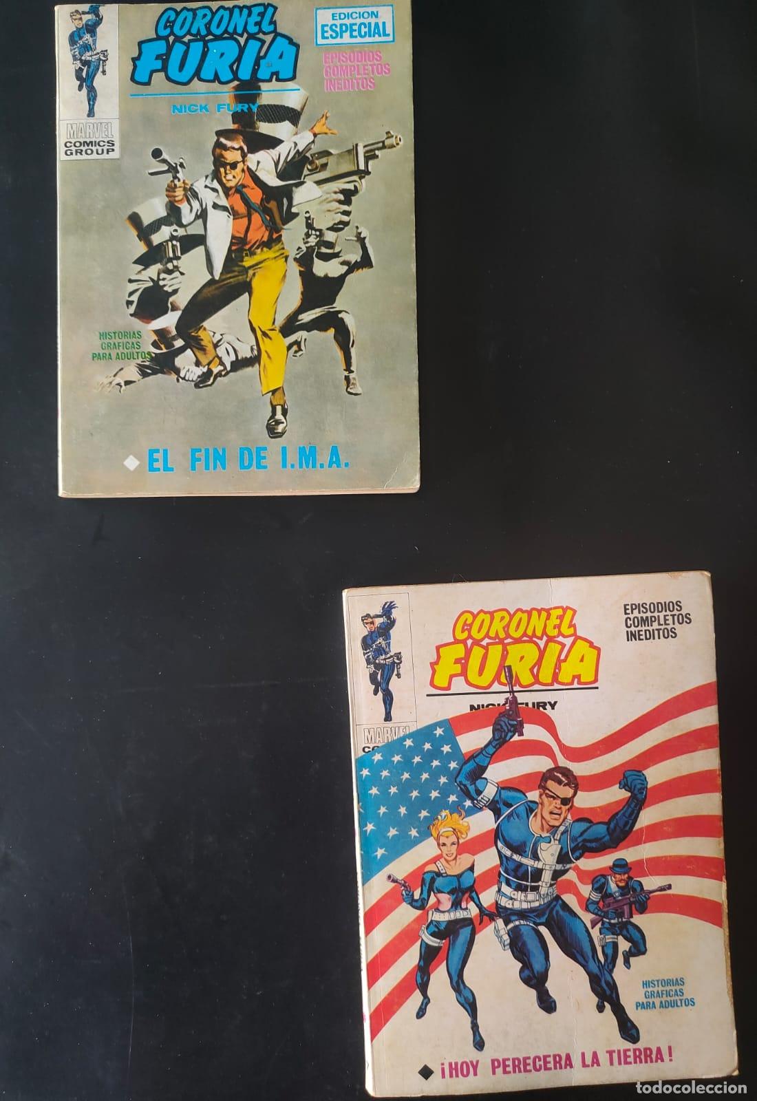 C&oacute;mics: CORONEL FURIA TACO VERTICE NUMEROS 13 Y 17