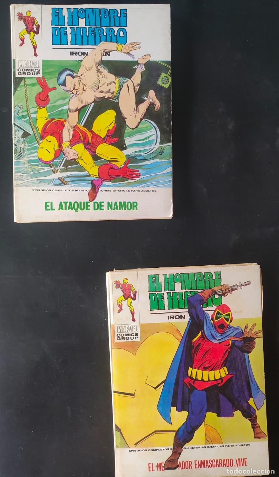C&oacute;mics: EL HOMBRE DE HIERRO TACO VERTICE NUMEROS 28 Y 31