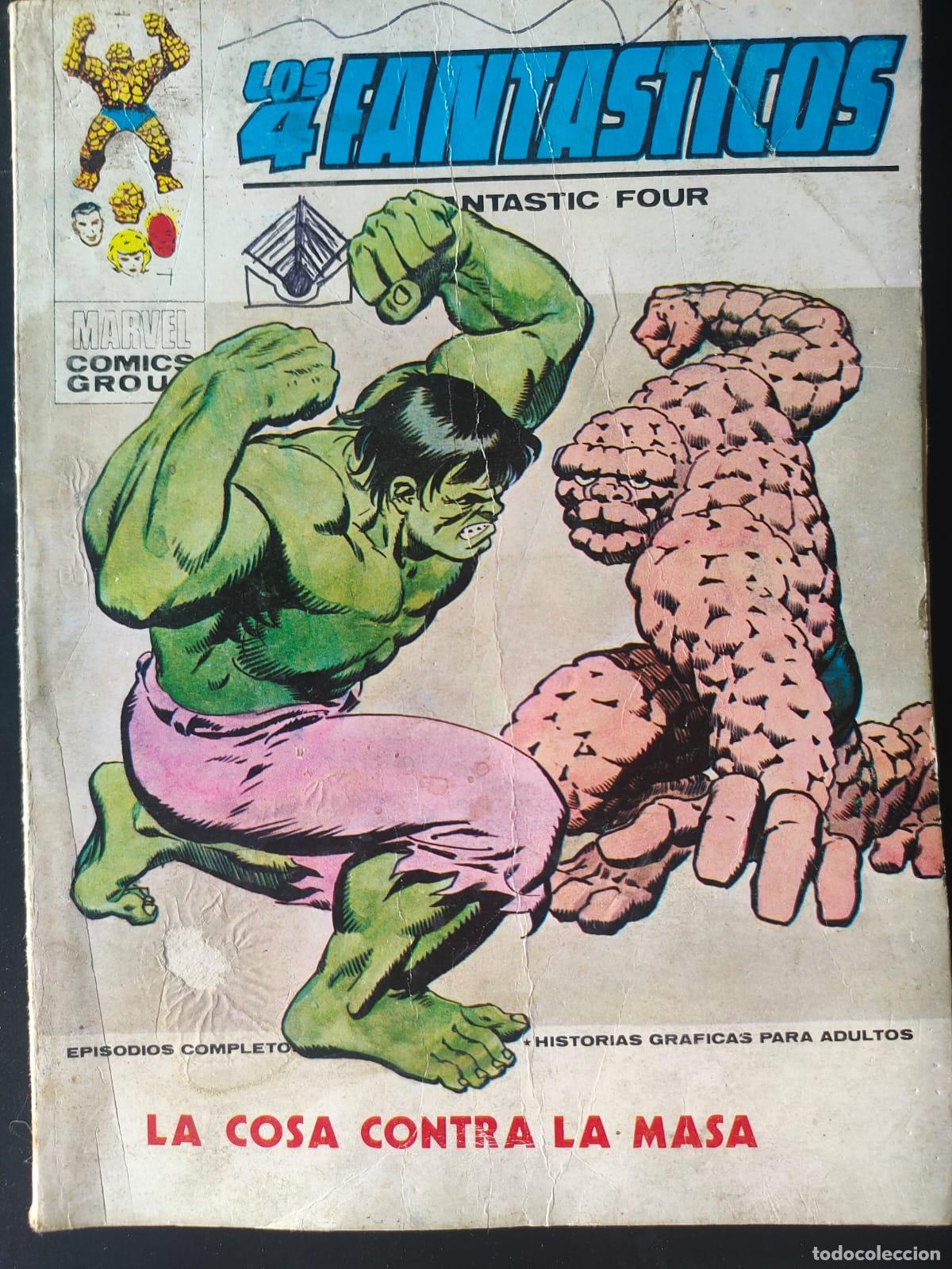 C&oacute;mics: LOS 4 FANTATICOS TACO VERTICE LA COSA CONTRA LA MASA