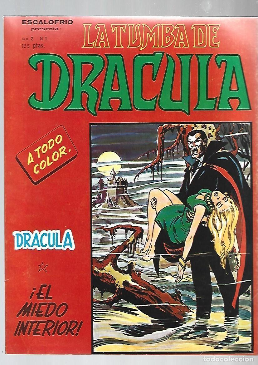 C&oacute;mics: La tumba de Dracula, vol. 2 n&uacute;mero 1, 1981, Vertice, muy buen estado