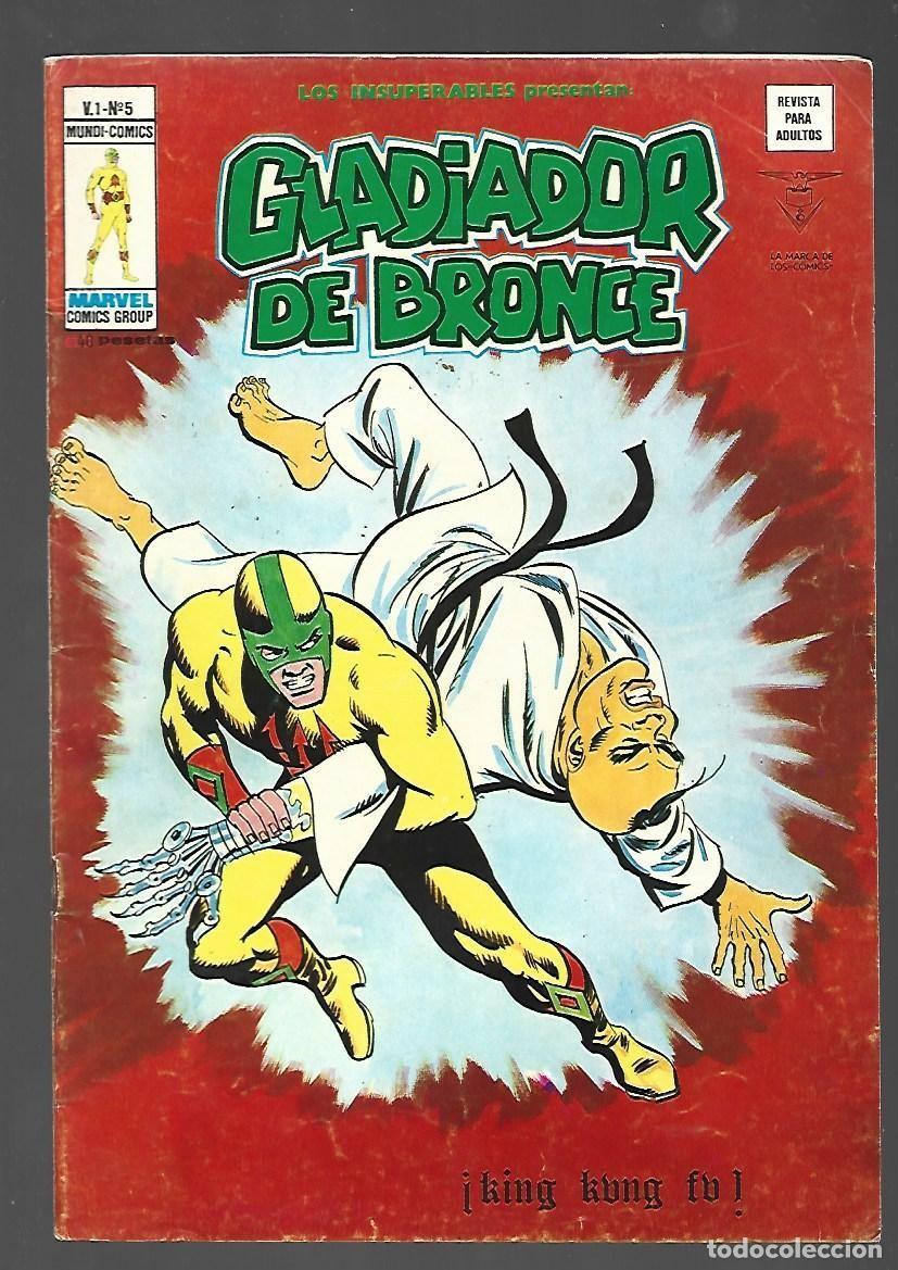 C&oacute;mics: Los Insuperables, 5: Gladiador de bronce, 1978, Vertice, buen estado