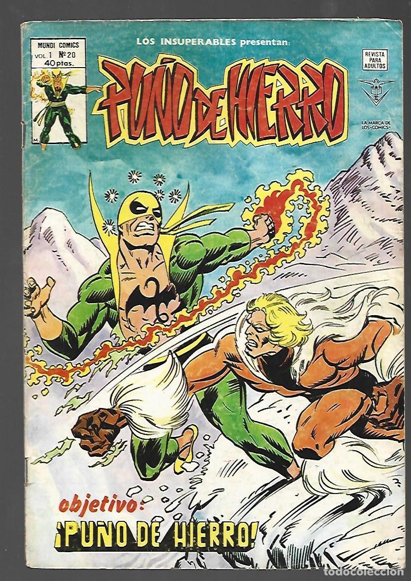 Comics: Los Insuperables, 20: Pu&ntilde;o de hierro, 1979, Vertice, buen estado
