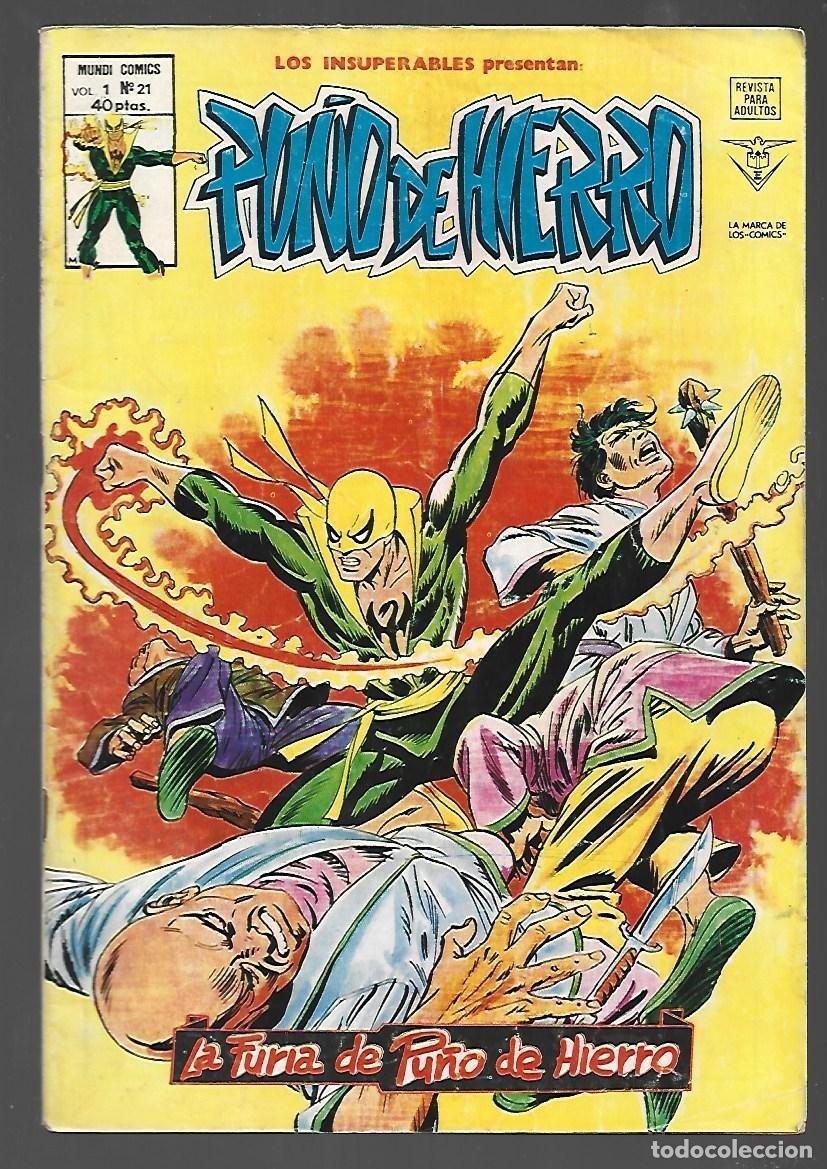 Comics: Los Insuperables, 21: Pu&ntilde;o de hierro, 1979, Vertice, buen estado