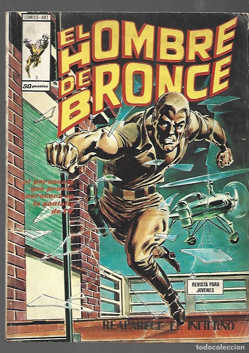 Comics: El hombre de bronce, 2: reaparece el infierno, 1976, Vertice, buen estado