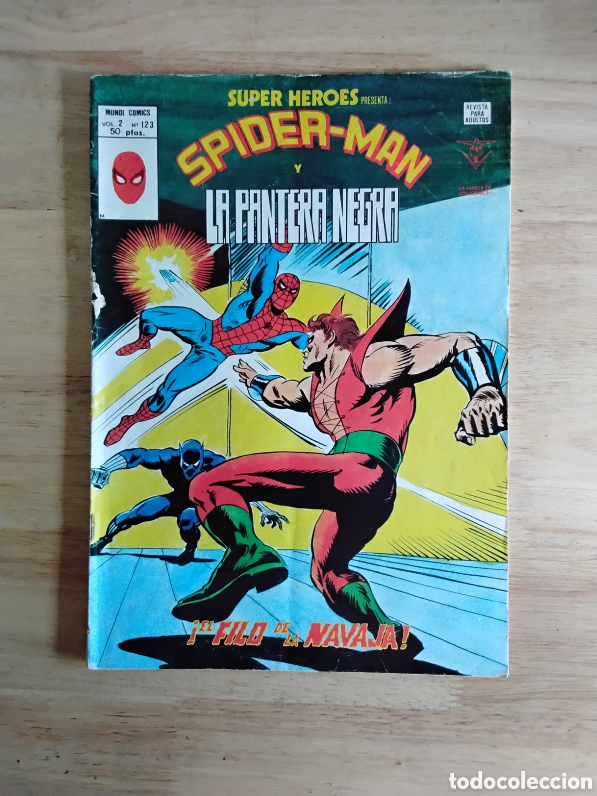 C&oacute;mics: SUPER HEROES (V2)- EDICIONES VERTICE, N&Uacute;MERO 123