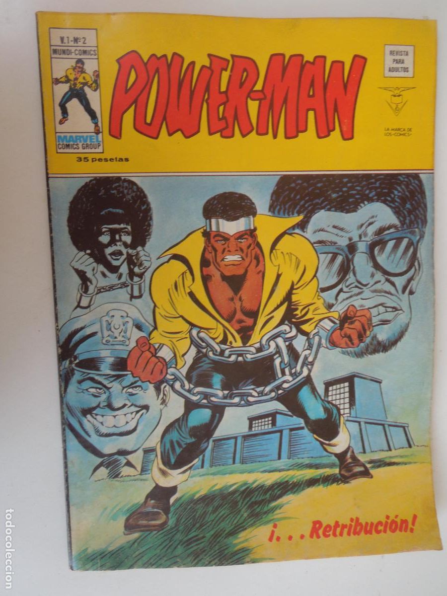 C&oacute;mics: POWER -MAN -&iexcl; ... RETRIBUCI&Oacute;N! N&ordm; 2- VERTICE -MARVEL 1974