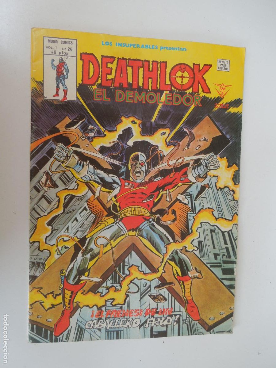 C&oacute;mics: DEATHHLOK - EL DEMOLEDOR - EL FRENES&Iacute; DE UN CABALLERO FRIO - N&ordm; 26 - V&Eacute;RTICE- MUNDI COMIC 1978