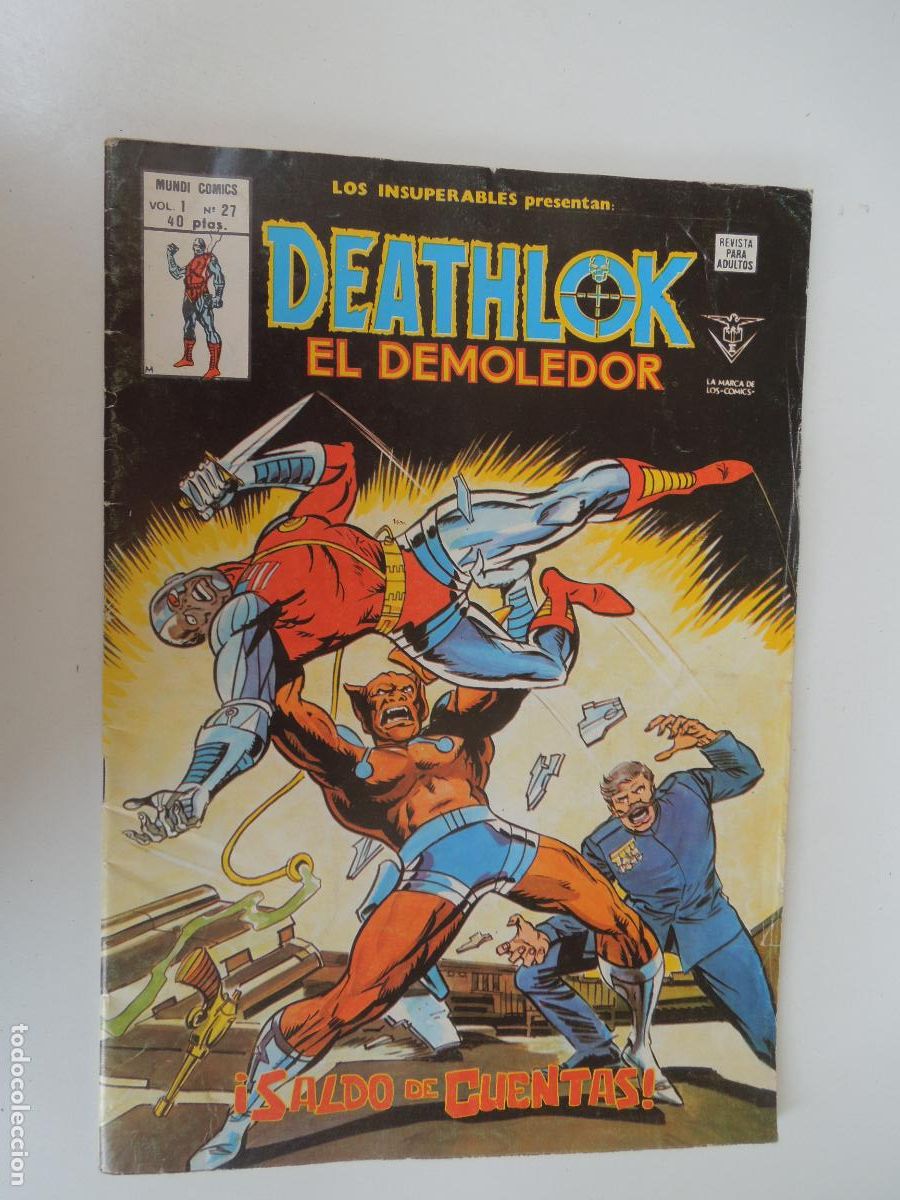 C&oacute;mics: DEATHHLOK - EL DEMOLEDOR - &iexcl;SALDO DE CUENTAS ! - N&ordm; 27 - V&Eacute;RTICE- MUNDI COMIC 1979