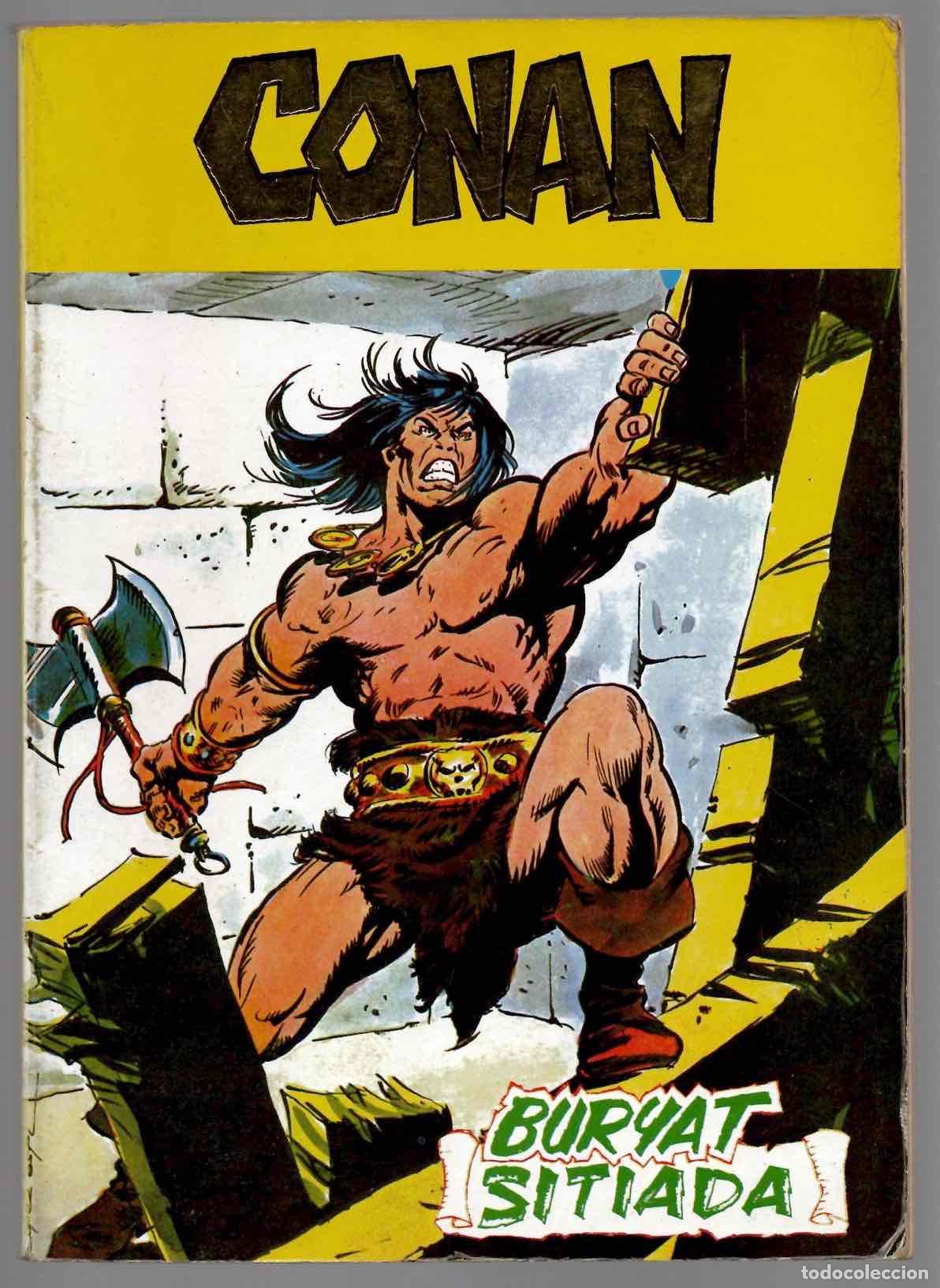 C&oacute;mics: CONAN VOL. 2 N&ordm; 37 38 39 40 43 ENCUADERNADOS EN UN TOMO VERTICE, 1980. RETAPADO