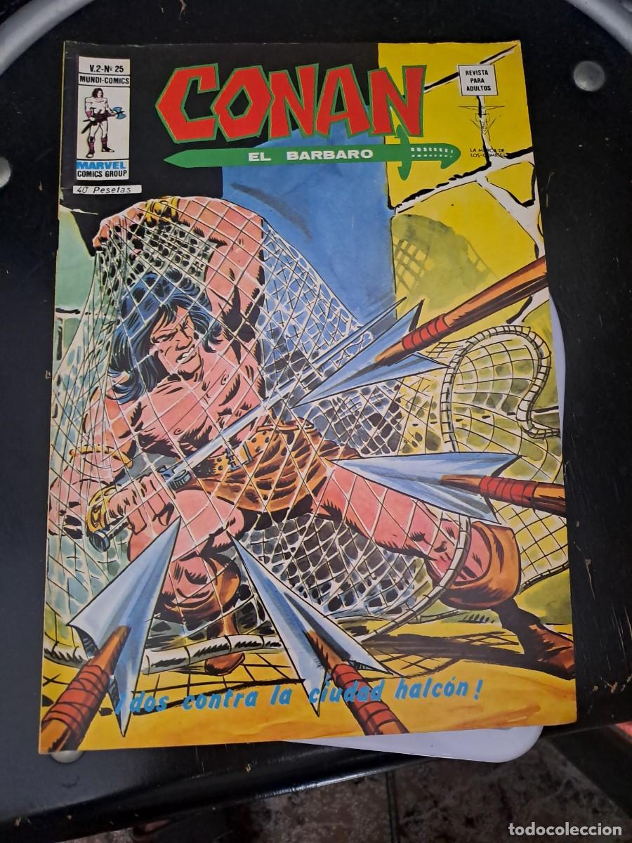 C&oacute;mics: Conan el B&aacute;rbaro 25, V&eacute;rtice en muy buen estado Bolsa DA