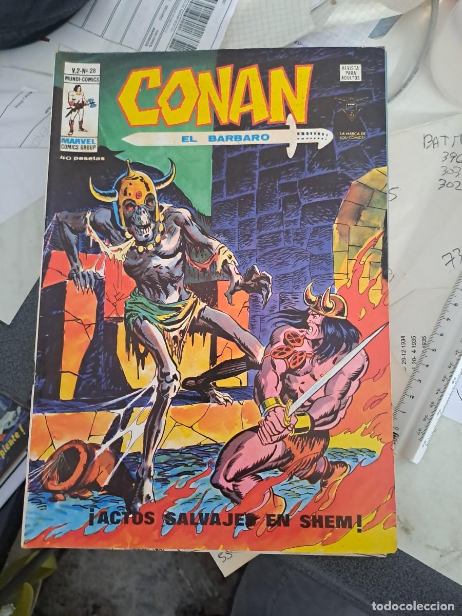 C&oacute;mics: Conan el B&aacute;rbaro 28, V&eacute;rtice en muy buen estado Bolsa DA