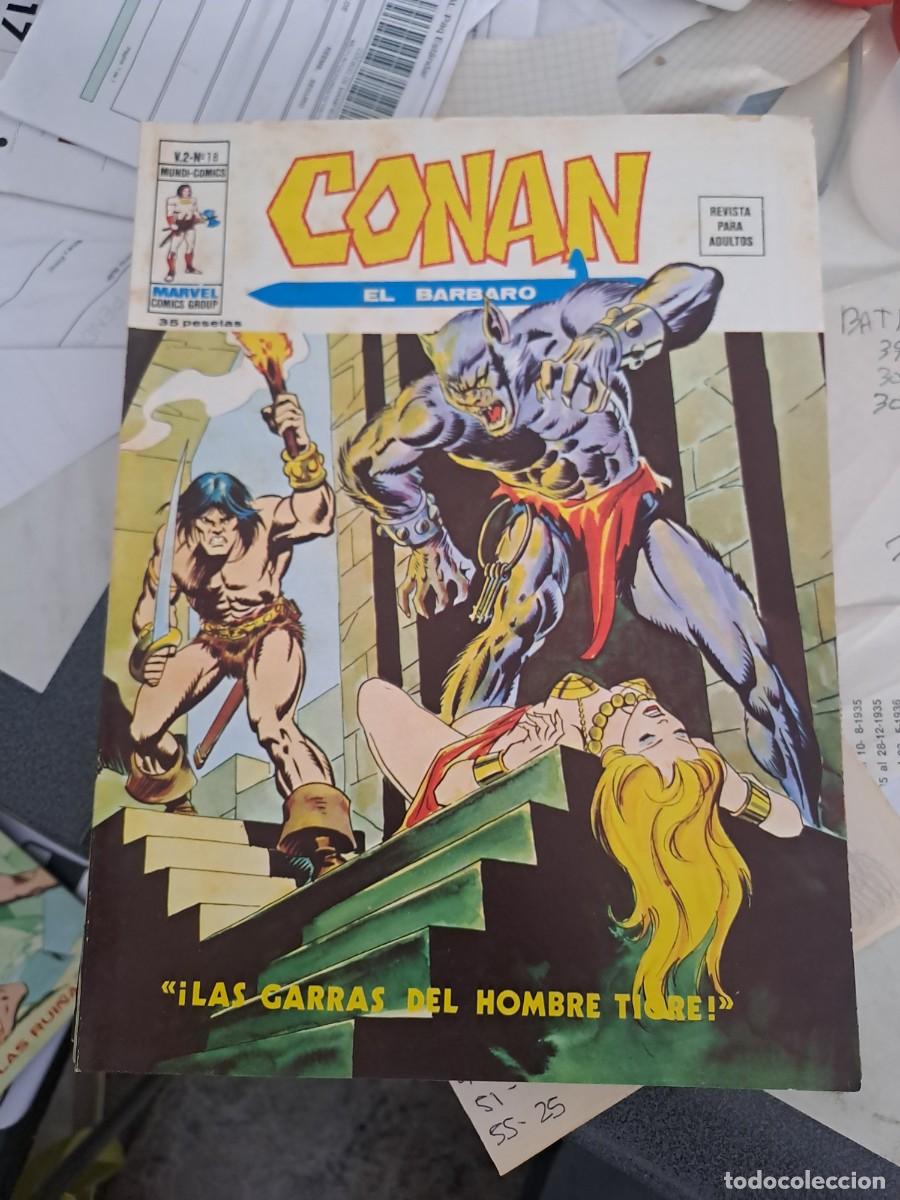 C&oacute;mics: Conan el B&aacute;rbaro 18, V&eacute;rtice en muy buen estado Bolsa DA