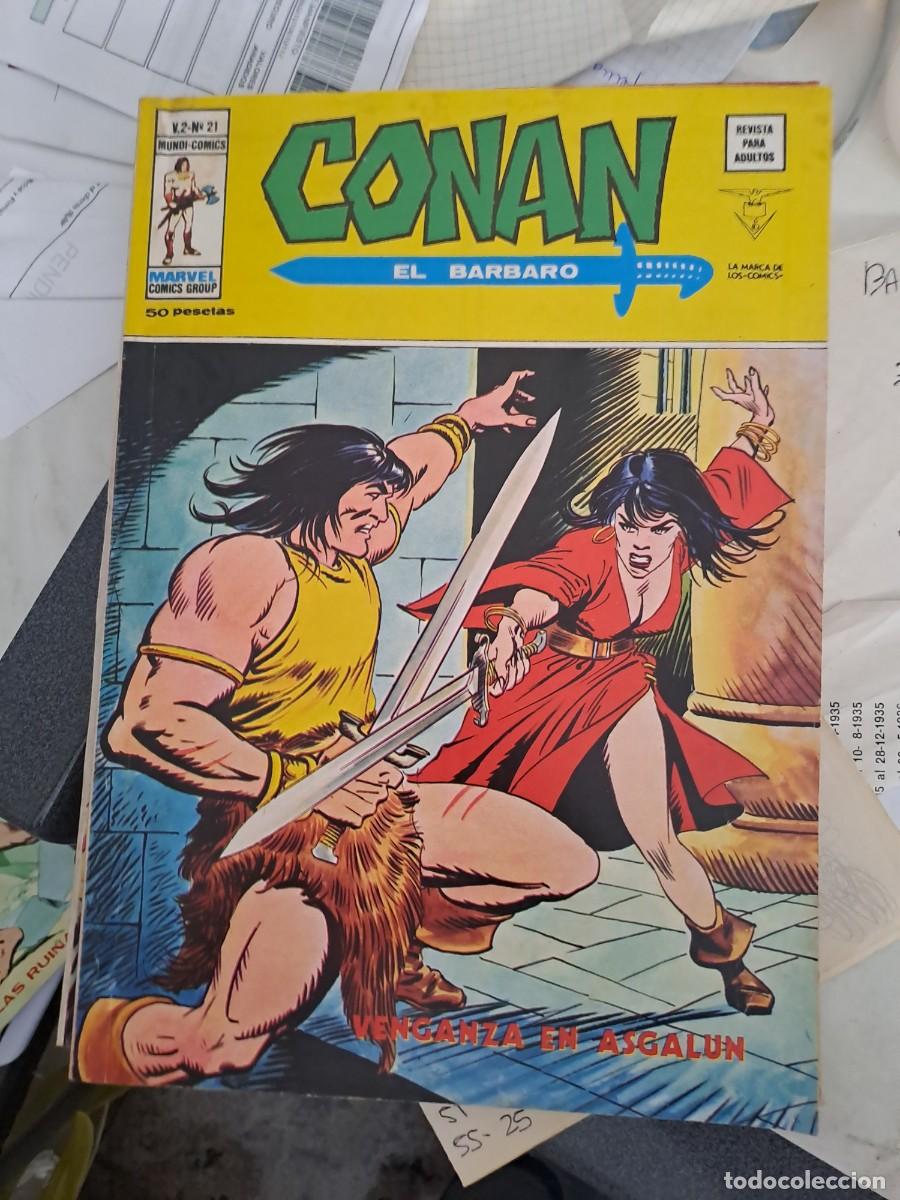 C&oacute;mics: Conan el B&aacute;rbaro 21, V&eacute;rtice en muy buen estado Bolsa DA