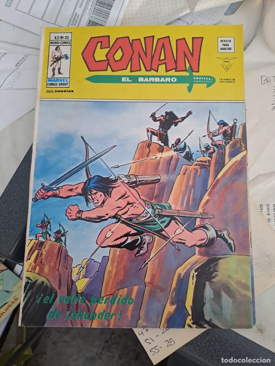 C&oacute;mics: Conan el B&aacute;rbaro 23, V&eacute;rtice en muy buen estado Bolsa DA