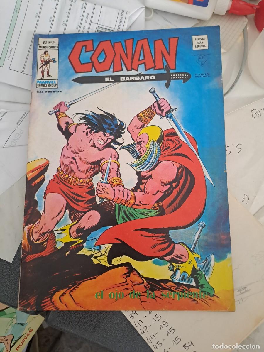 C&oacute;mics: Conan el B&aacute;rbaro 24, V&eacute;rtice en muy buen estado Bolsa DA