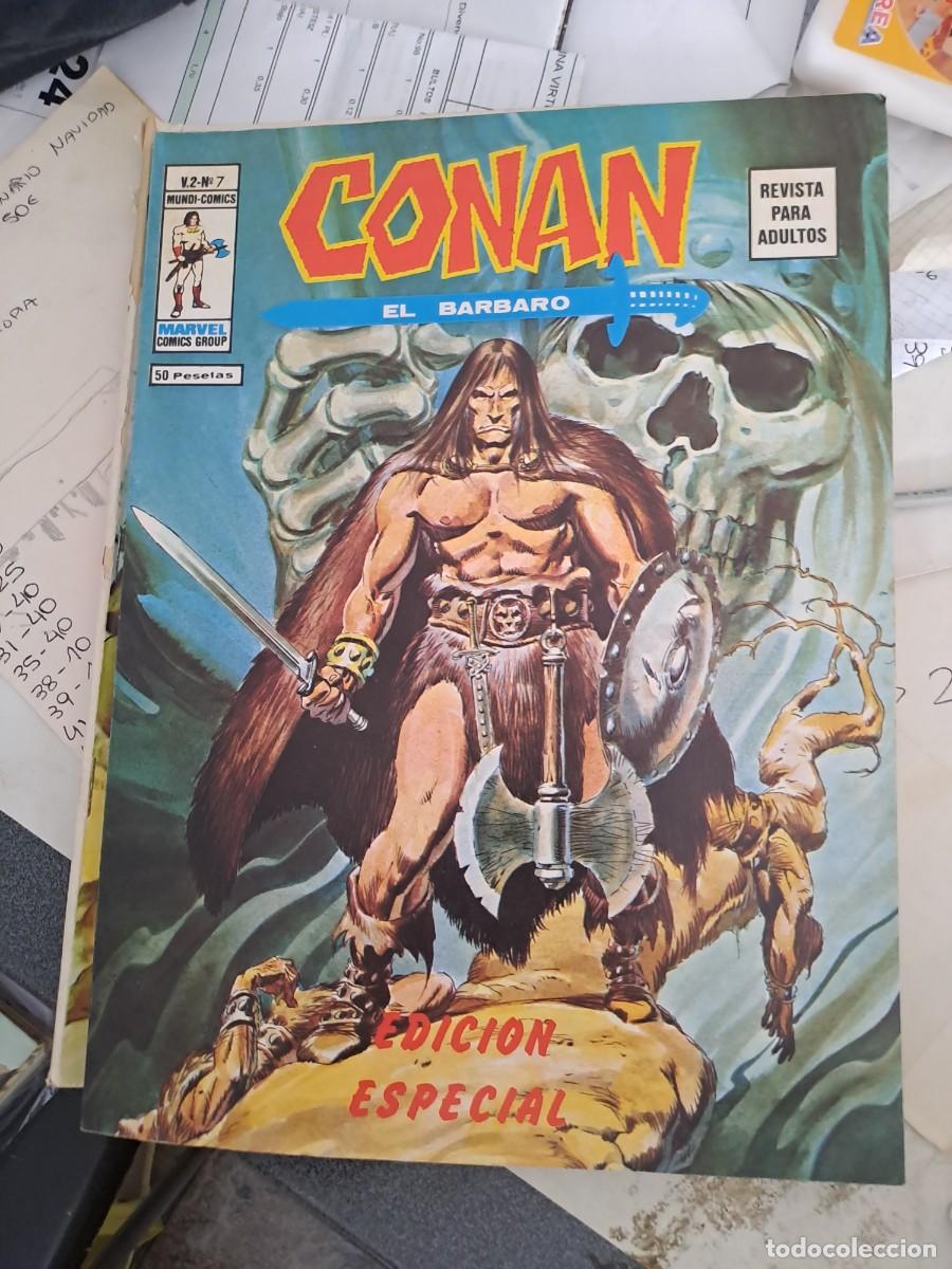 C&oacute;mics: Conan el B&aacute;rbaro 7, V&eacute;rtice en muy buen estado Bolsa DA