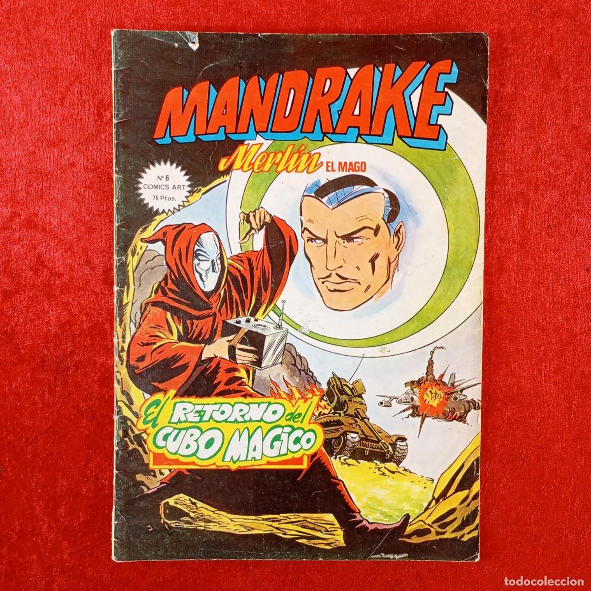 C&oacute;mics: MANDRAKE - MERL&Iacute;N EL MAGO . N&ordm; 6 - COMICS ART - EDICIONES VERTICE - 1980 / 3171