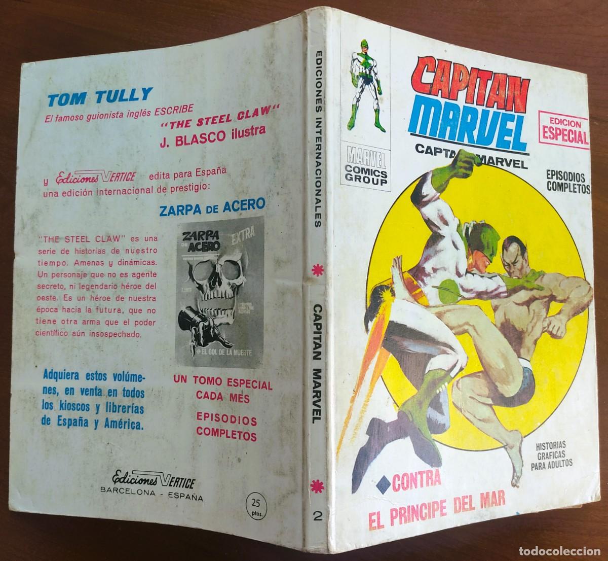 C&oacute;mics: CAPIT&Aacute;N MARVEL N&ordm; 2 VOL. 1 TACO - EDICIONES V&Eacute;RTICE A&Ntilde;O 1969 - Foto 2