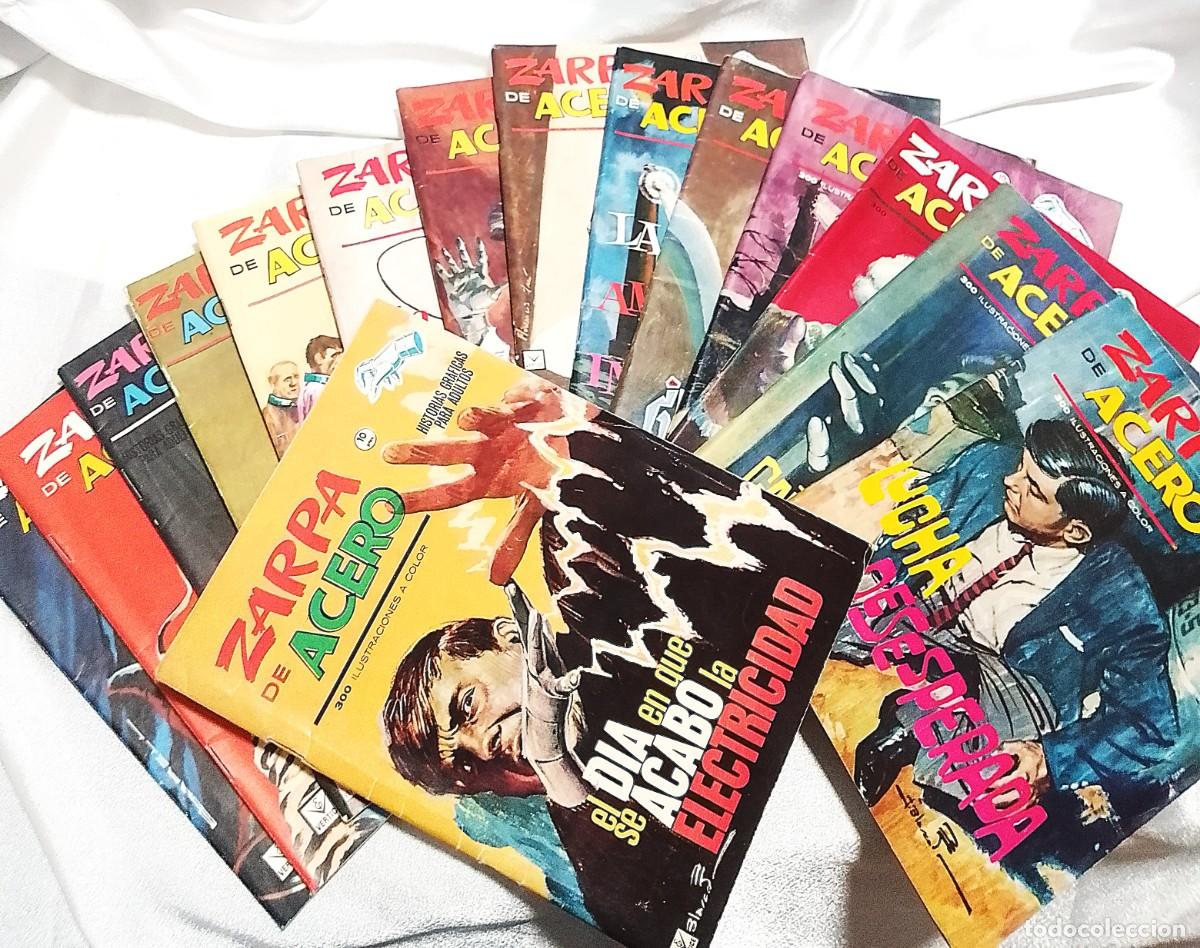 C&oacute;mics: ZARPA DE ACERO LOTE DE 15 ORIGINALES VERTICE 1965 GRAPA PERF-LEER DESCRIP GASTOS Y VER FOTOS