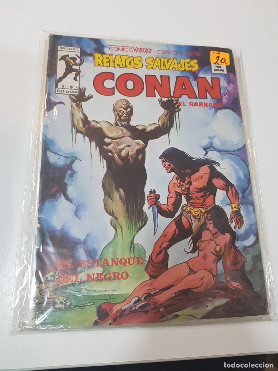 C&oacute;mics: MUNDICOMICS RELATOS SALVAJES CONAN EL BARBARO V1 N&ordm;57 EL ESTANQUE DEL NEGRO