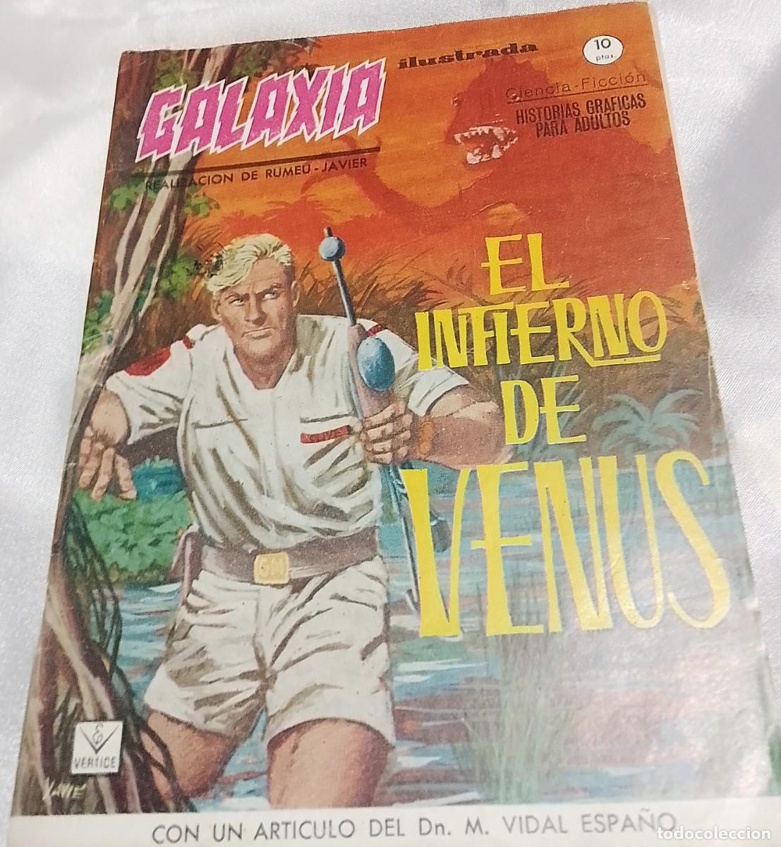 C&oacute;mics: GALAXIA N&ordm; 3-VERTICE GRAPA 1965 ORIGINAL M BIEN-LEER DESCRIP GASTOS Y VER FOTOS