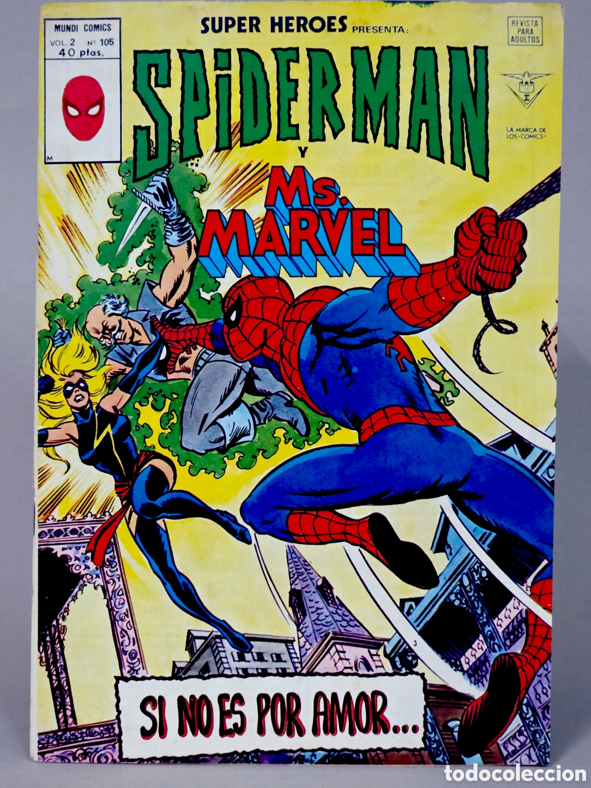 C&oacute;mics: C&Oacute;MIC S&Uacute;PER HEROES 105 VOL.2 SPIDERMAN Y MS MARVEL SI ES POR AMOR (SPIDER-MAN) VOLUMEN NORMAL ESTADO