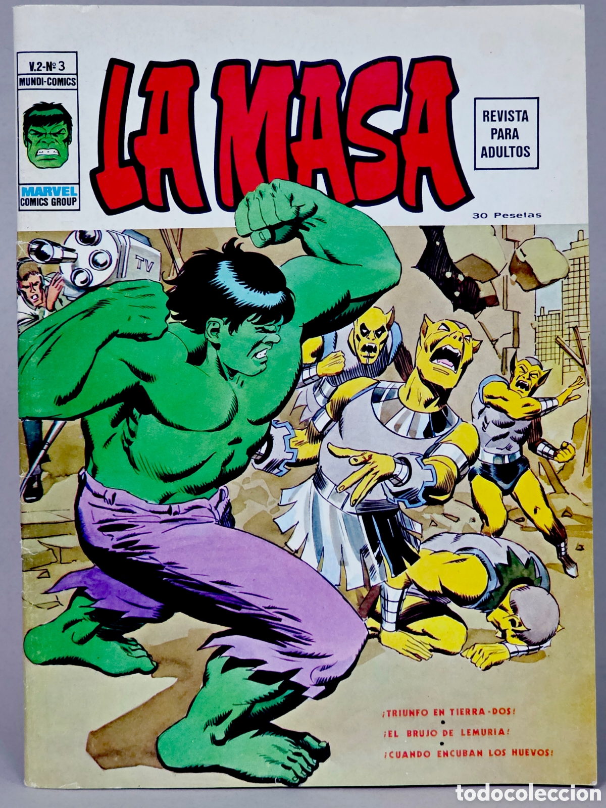 C&oacute;mics: C&Oacute;MIC LA MASA 3 VOL.2 TRIUNFO EN TIERRA DOS VERTICE VOLUMEN CASI EXCELENTE ESTADO