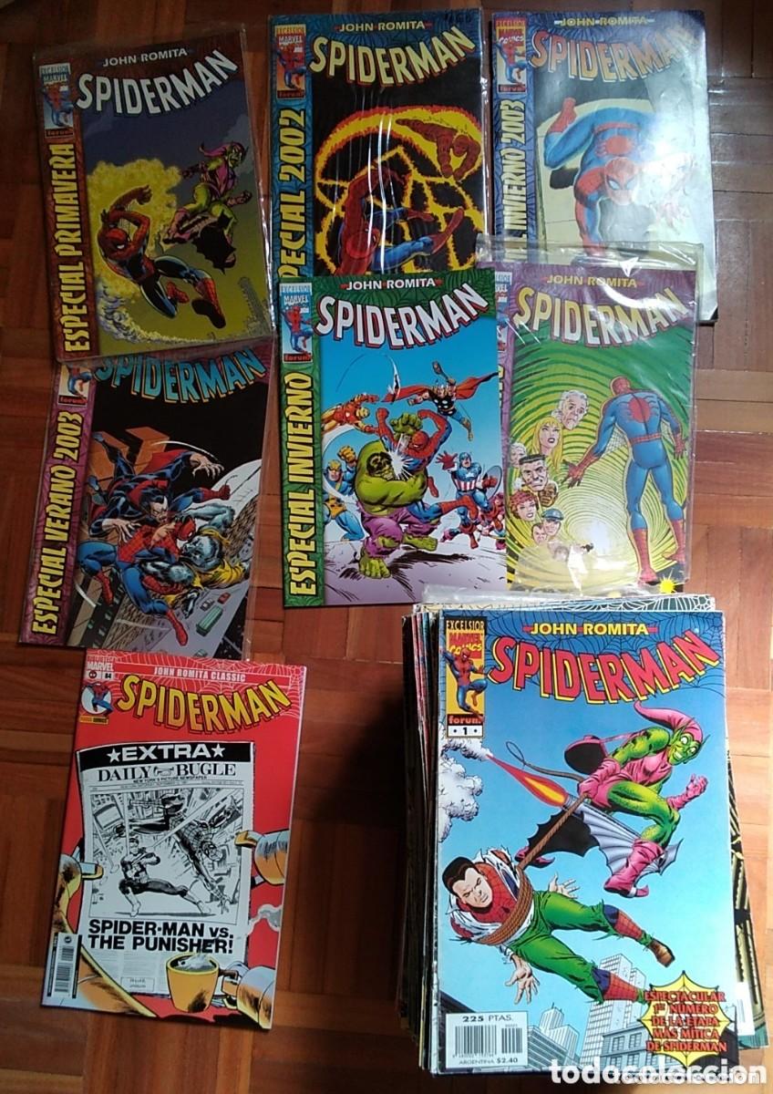 C&oacute;mics: SPIDERMAN de JOHN ROMITA (COMPLETA 84 VOL + 6 EPECIALES) NUEVA.-