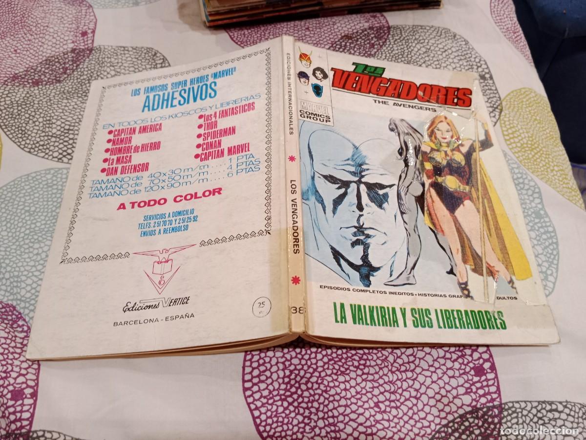 C&oacute;mics: LOS VENGADORES - VOLUMEN I . N&ordm; 38 - LA VALKIRIA Y SUS LIBERADORES - EDICIONES VERTICE 1973