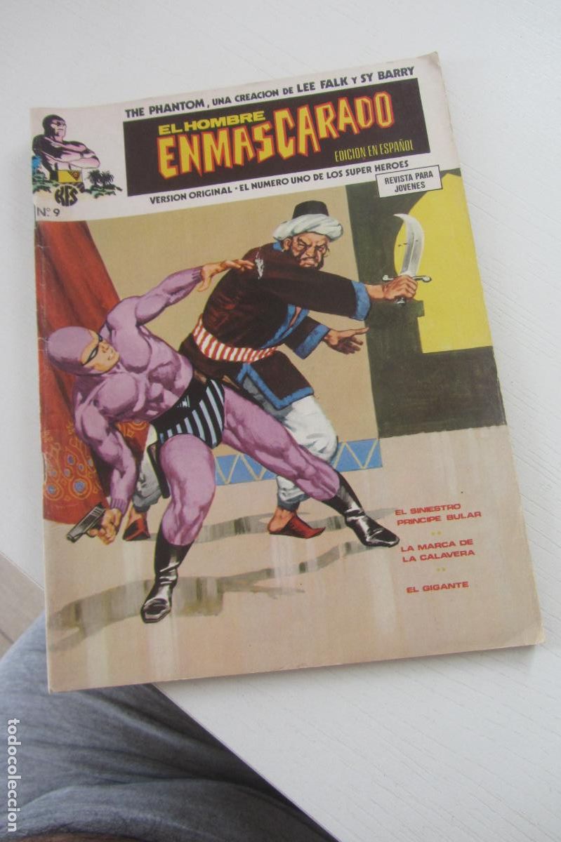 C&oacute;mics: EL HOMBRE ENMASCARADO VOL. 1 N&ordm; 9 / V&Eacute;RTICE buen estado ARX379