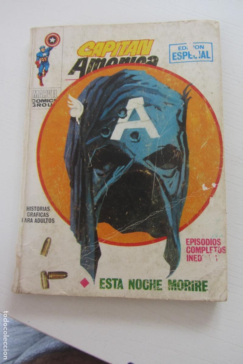 C&oacute;mics: CAPITAN AMERICA 4 ESTA NOCHE MORIRE,(DE 36).VERTICE,1969 taco ARX379