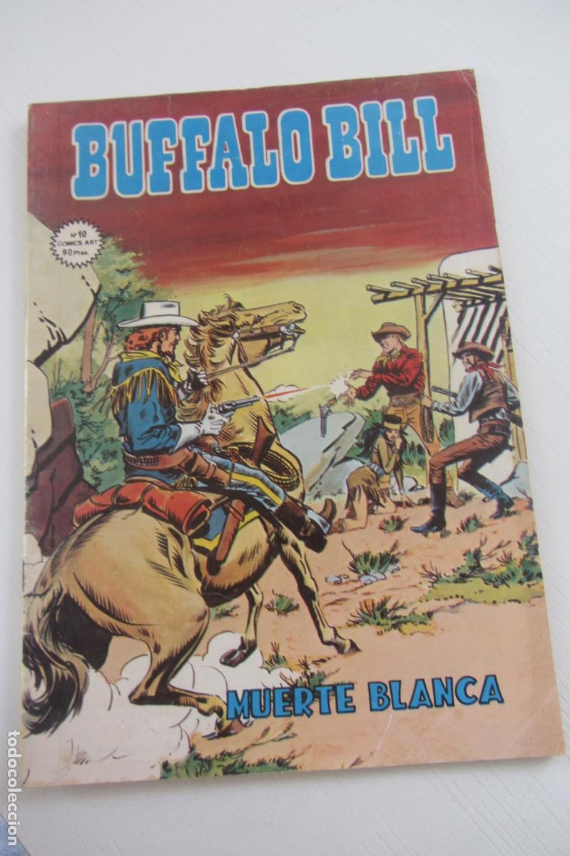 C&oacute;mics: BUFFALO BILL N&ordm; 10 MUERTE BLANCA MUNDI COMICS VERTICE 1981 buen ESTADO ARX22