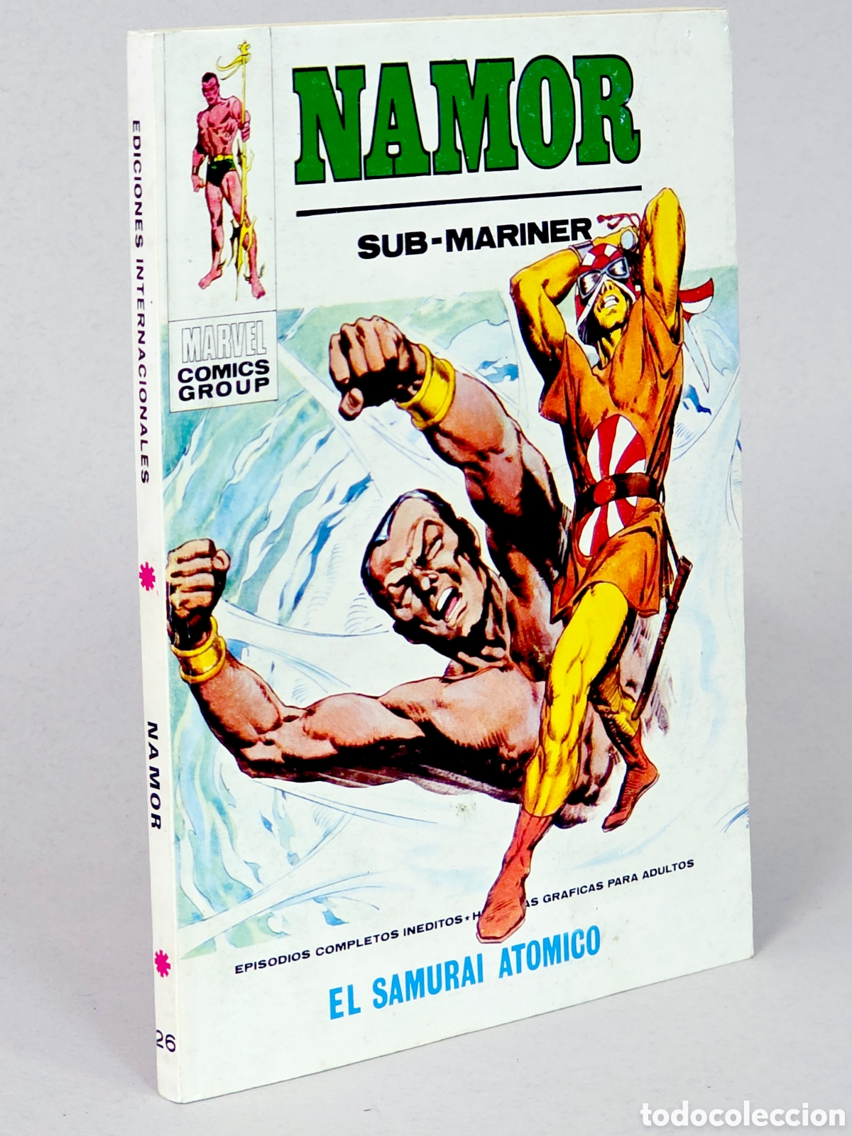 C&oacute;mics: C&Oacute;MIC NAMOR 26 EL SAMURAI AT&Oacute;MICO VOL.1 VERTICE MARVEL VOLUMEN DE KIOSCO