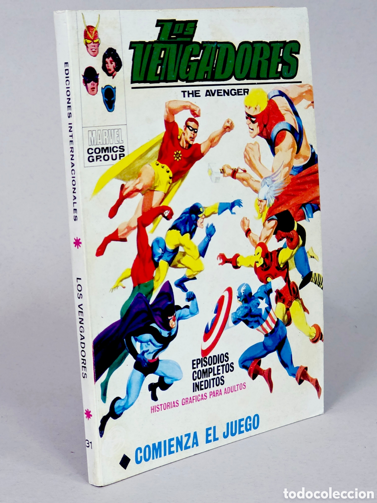 C&oacute;mics: C&Oacute;MIC LOS VENGADORES 31 COMIENZA EL JUEGO VOL.1 VERTICE MARVEL VOLUMEN DE KIOSCO ESTADO
