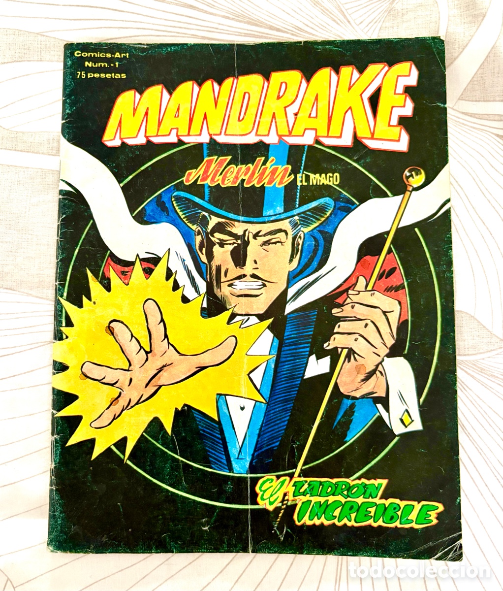 C&oacute;mics: Mandrake El Mago N&uacute;mero 1 - El Ladr&oacute;n Incre&iacute;ble - V&eacute;rtice 1980 - Con Tumbita