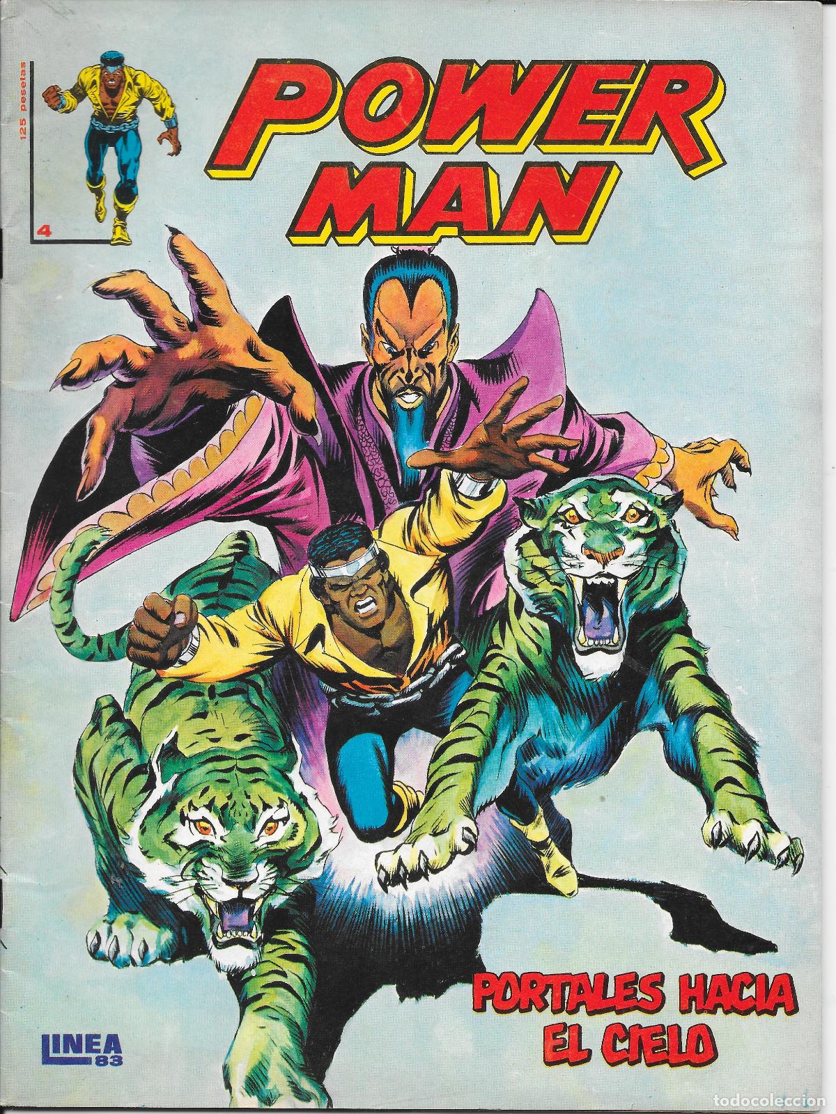 C&oacute;mics: Power Man V1 N&ordm; 4 Portales hacia el cielo Ed. V&eacute;rtice. A&ntilde;o 1981