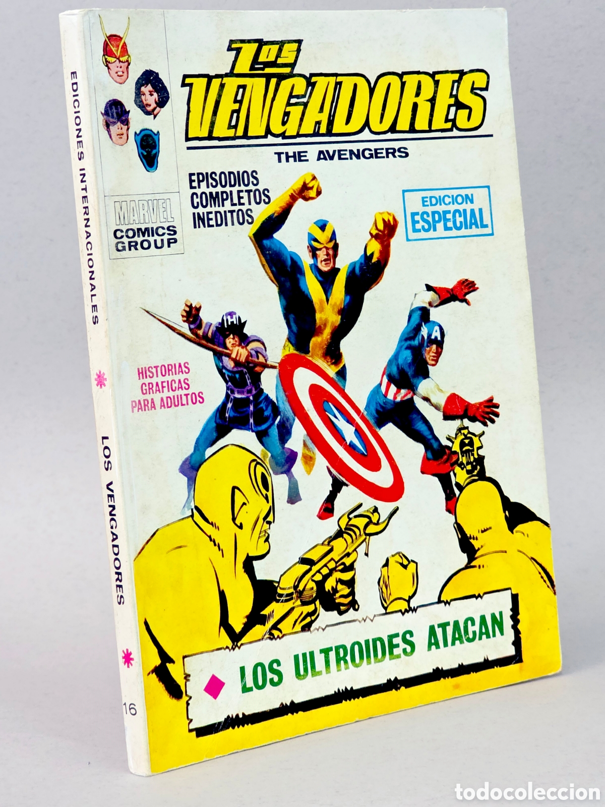 C&oacute;mics: C&Oacute;MIC LOS VENGADORES 16 LOS ULTROIDES ATACAN VOL.1 VERTICE MARVEL TACO VOLUMEN CASI EXCELENTE ESTADO